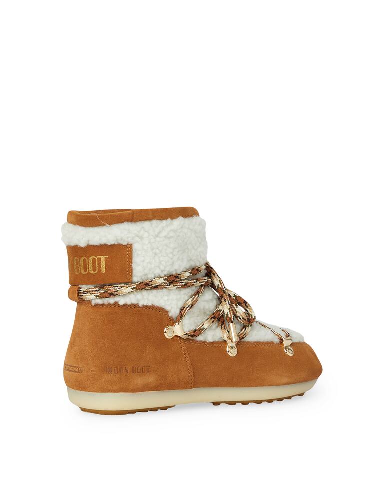 rinascente Moon Boot Dark side low shearling  snow boots
