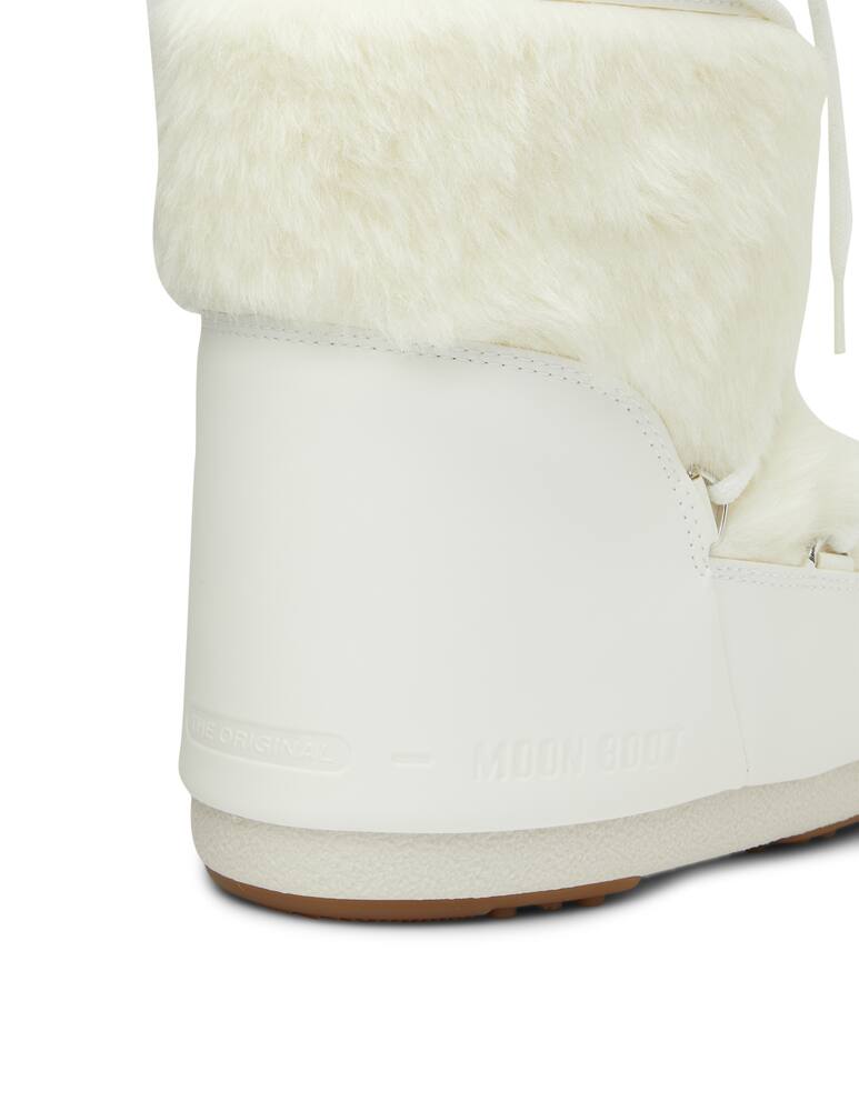 rinascente Moon Boot Icon faux-fur snow boots - White