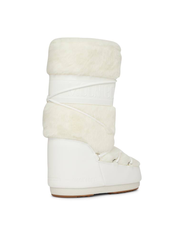 rinascente Moon Boot Icon faux-fur snow boots - White