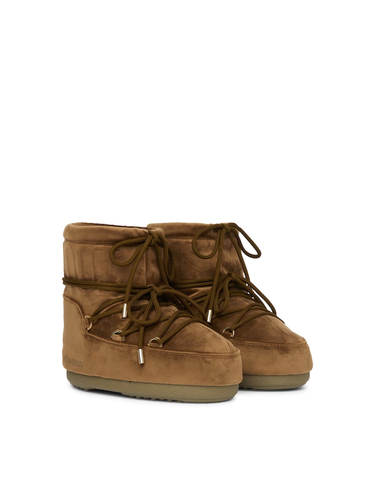 rinascente Moon Boot Lab69 Mars velvet boots - brown