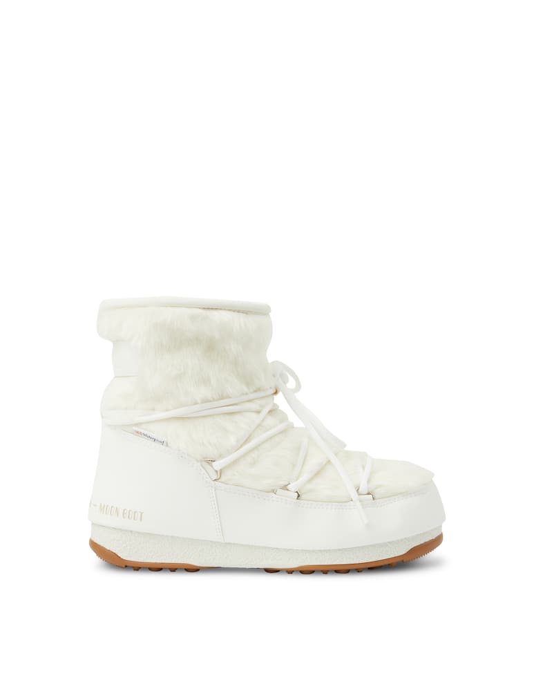 Moon Boot Protecht low-top Monaco faux-fur boots - white - picture 1 Moon Boot Protecht low-top Monaco faux-fur boots - white - picture 1