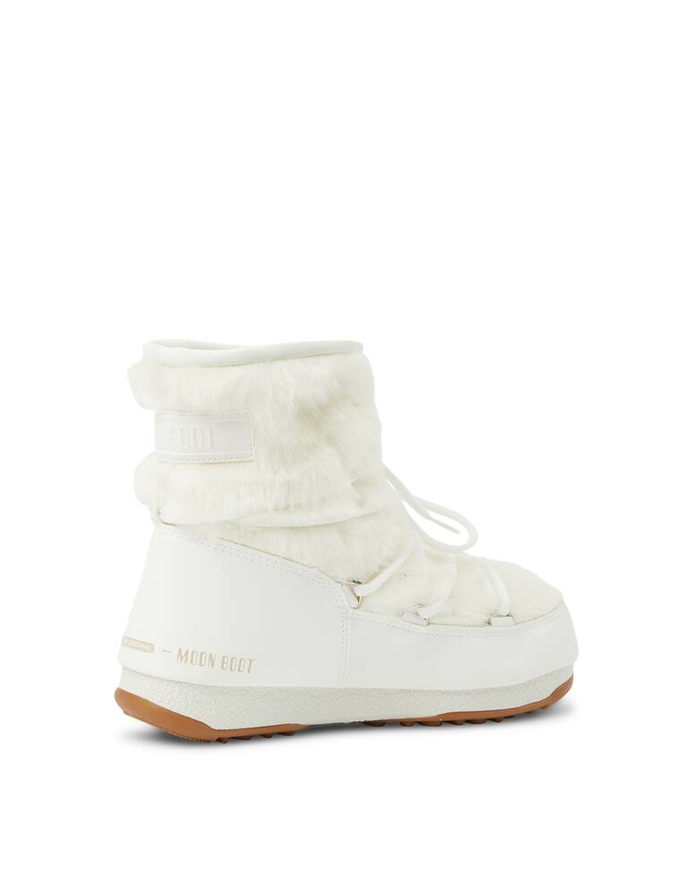 rinascente Moon Boot Protecht low-top Monaco faux-fur boots - white