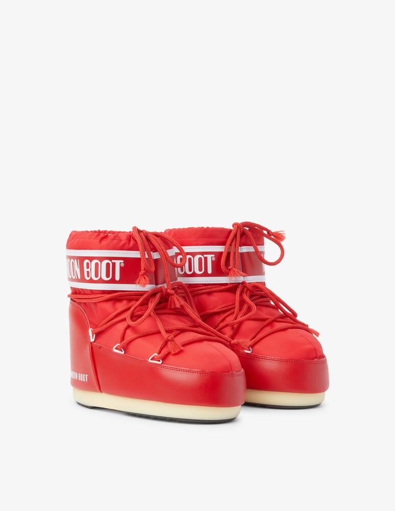 rinascente Moon Boot Icon nylon low booties - Red