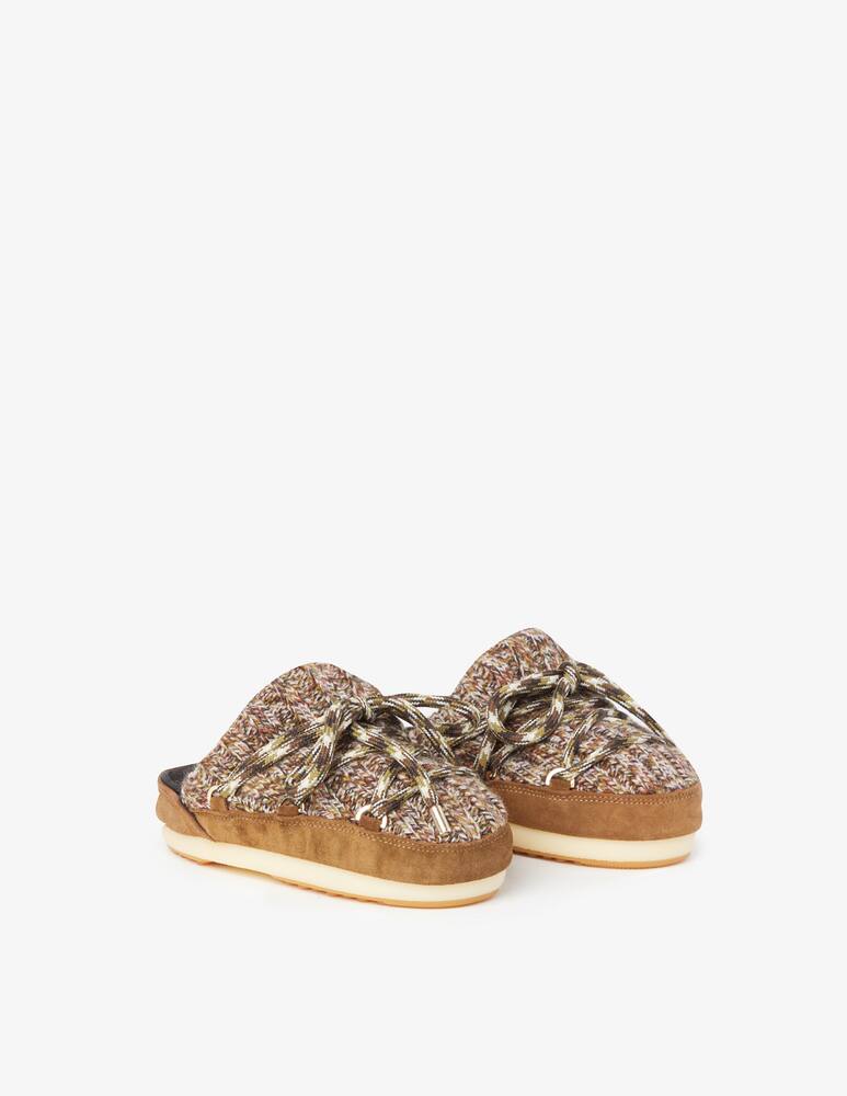 rinascente Moon Boot Mules in lana Lab69 - Marrone