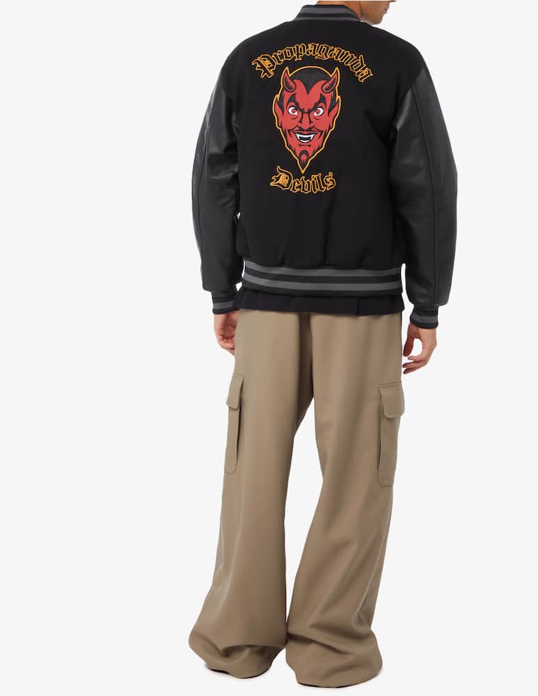 rinascente Propaganda Mefisto varsity jacket