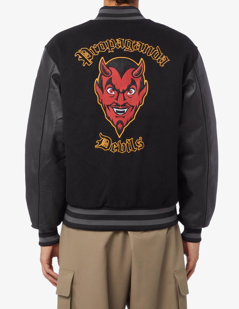 rinascente Propaganda Mefisto varsity jacket