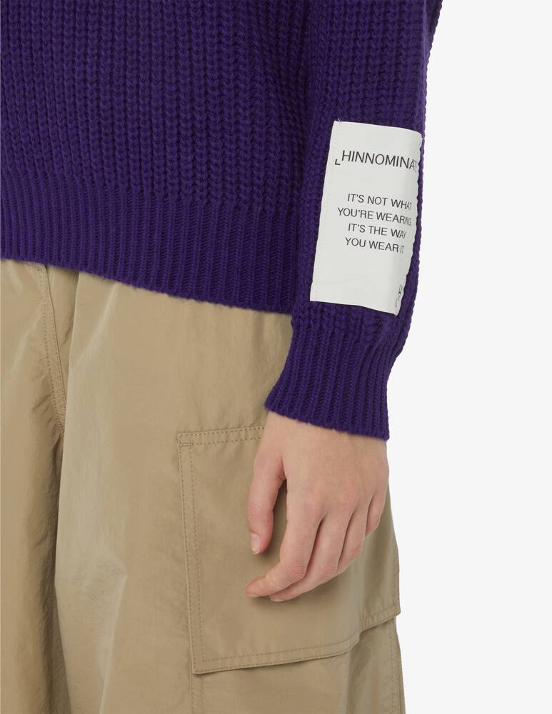 rinascente HINNOMINATE Oversize crew-neck top