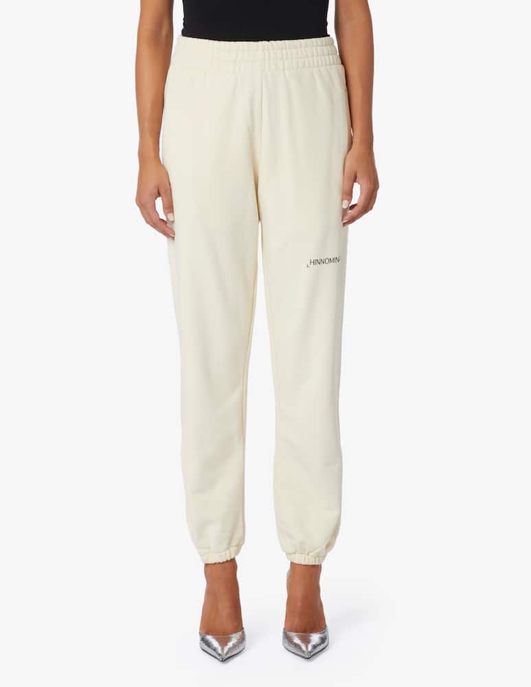 HINNOMINATE Pantaloni in cotone a vita alta - immagine 1 HINNOMINATE Pantaloni in cotone a vita alta - immagine 1