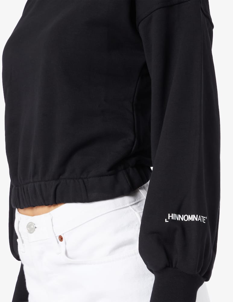 HINNOMINATE Felpa crop a collo alto - immagine 4 HINNOMINATE Felpa crop a collo alto - immagine 4