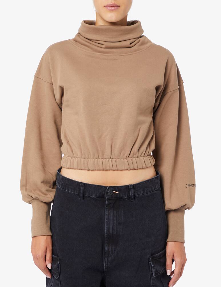 HINNOMINATE High neck cropped sweatshirt - picture 1 HINNOMINATE High neck cropped sweatshirt - picture 1