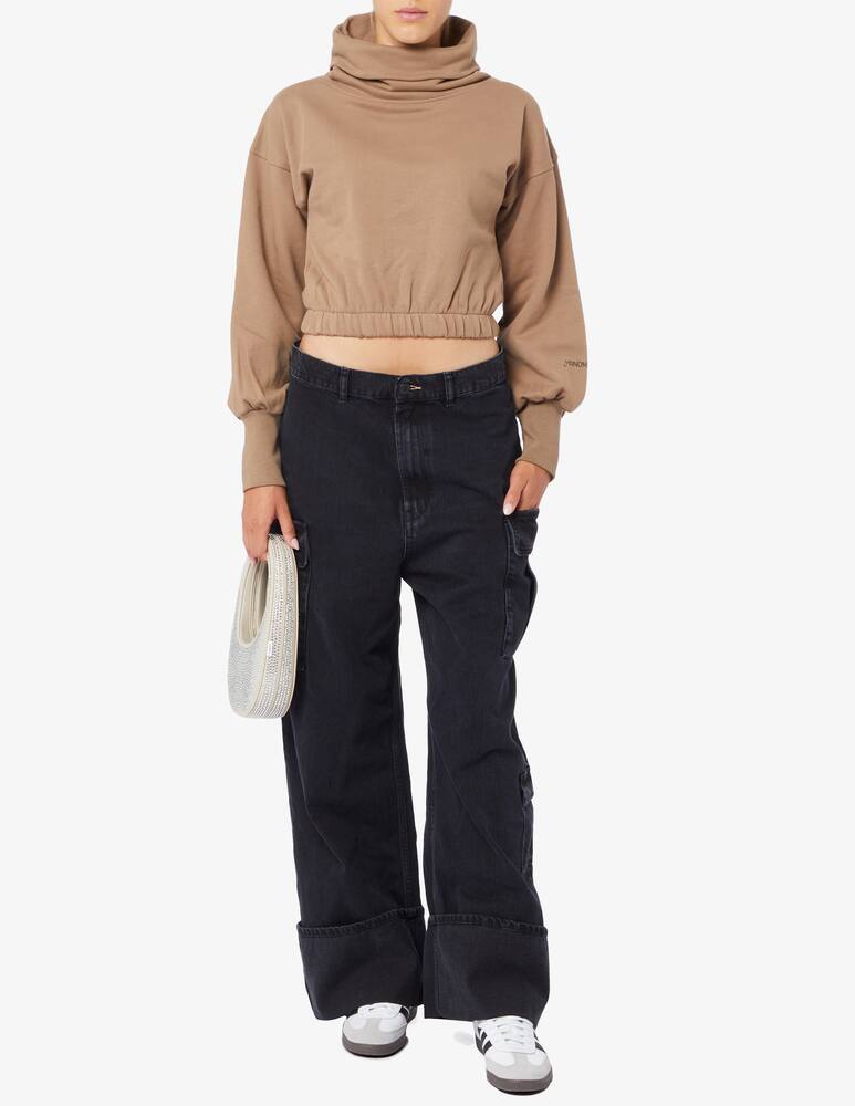 HINNOMINATE High neck cropped sweatshirt - picture 2 HINNOMINATE High neck cropped sweatshirt - picture 2