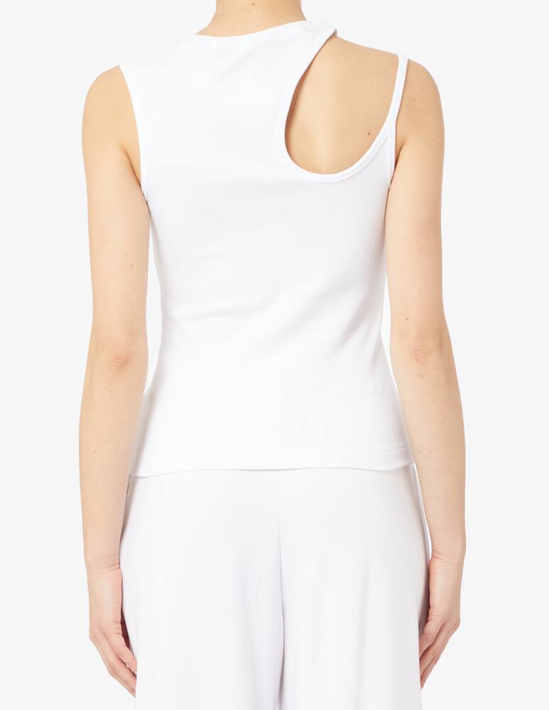 rinascente HINNOMINATE Double shoulder ribbed tank top