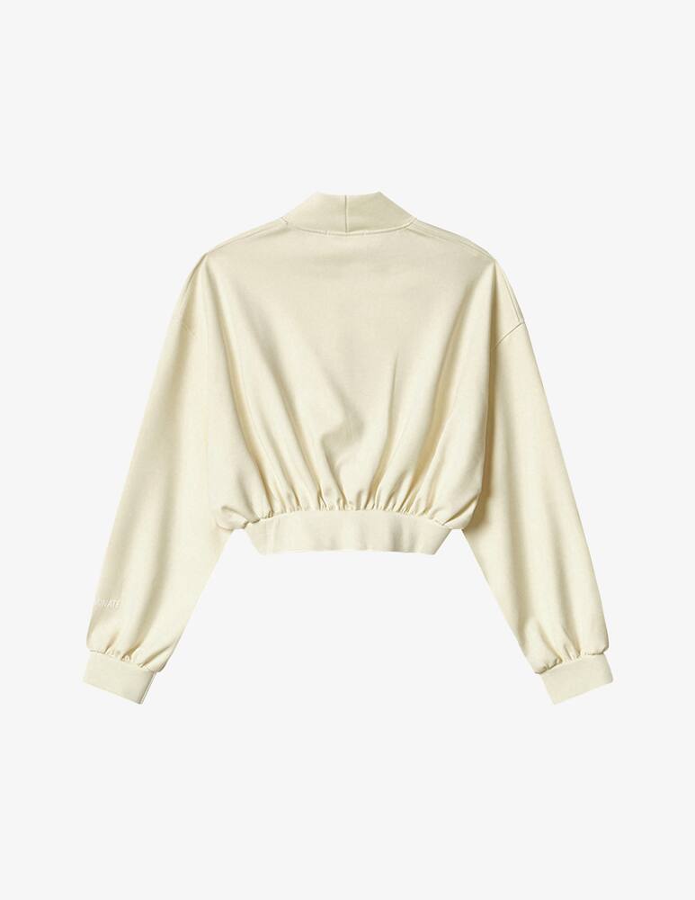 rinascente HINNOMINATE Short turtleneck sweatshirt in modal with print