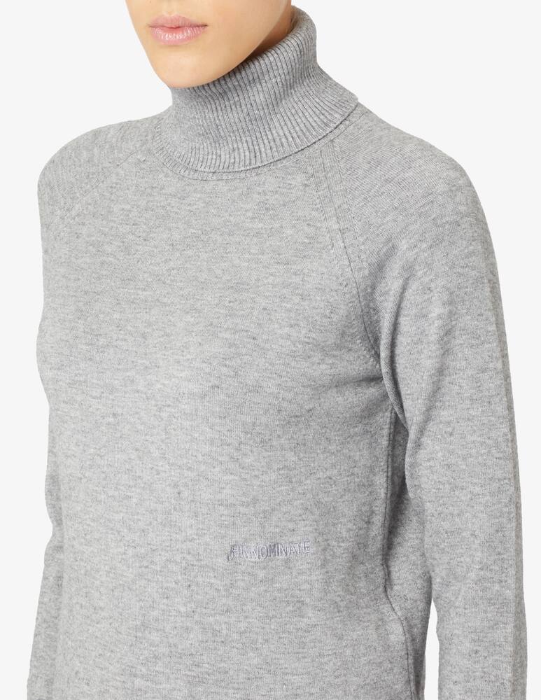 rinascente HINNOMINATE Turtleneck sweater with embroidery on the front