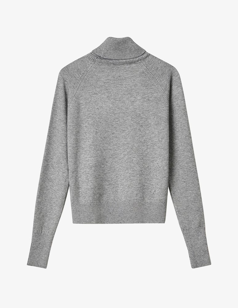 rinascente HINNOMINATE Turtleneck sweater with embroidery on the front
