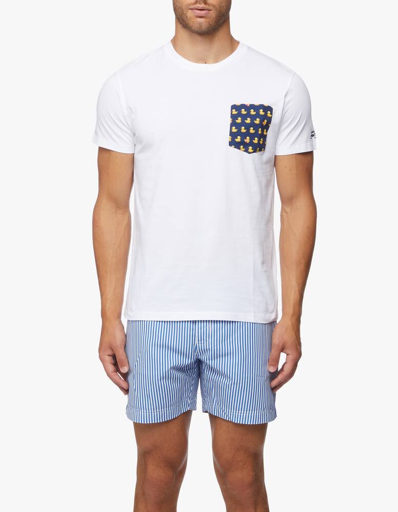 rinascente MC2 Saint Barth T-shirt Blanche con stampa