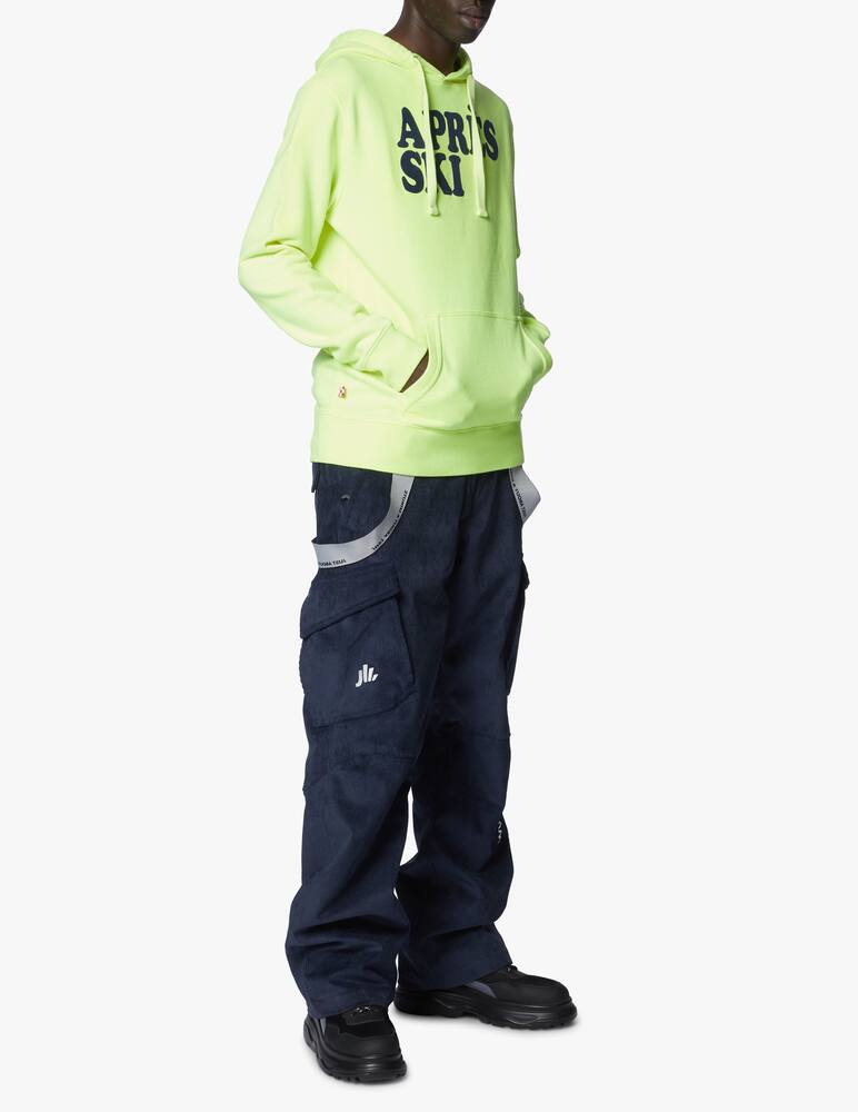 rinascente MC2 Saint Barth Fluo yellow après ski hoodie