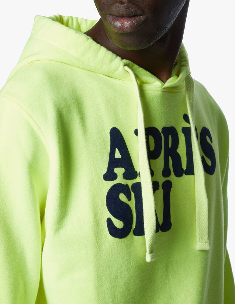 rinascente MC2 Saint Barth Fluo yellow après ski hoodie