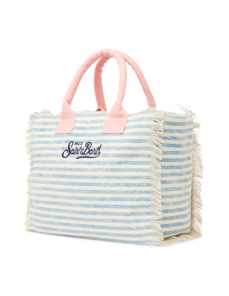 rinascente MC2 Saint Barth Canvas beach bag