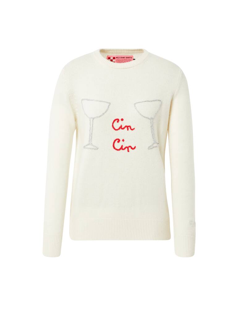 rinascente MC2 Saint Barth Maglione in misto lana Emb La Perfection