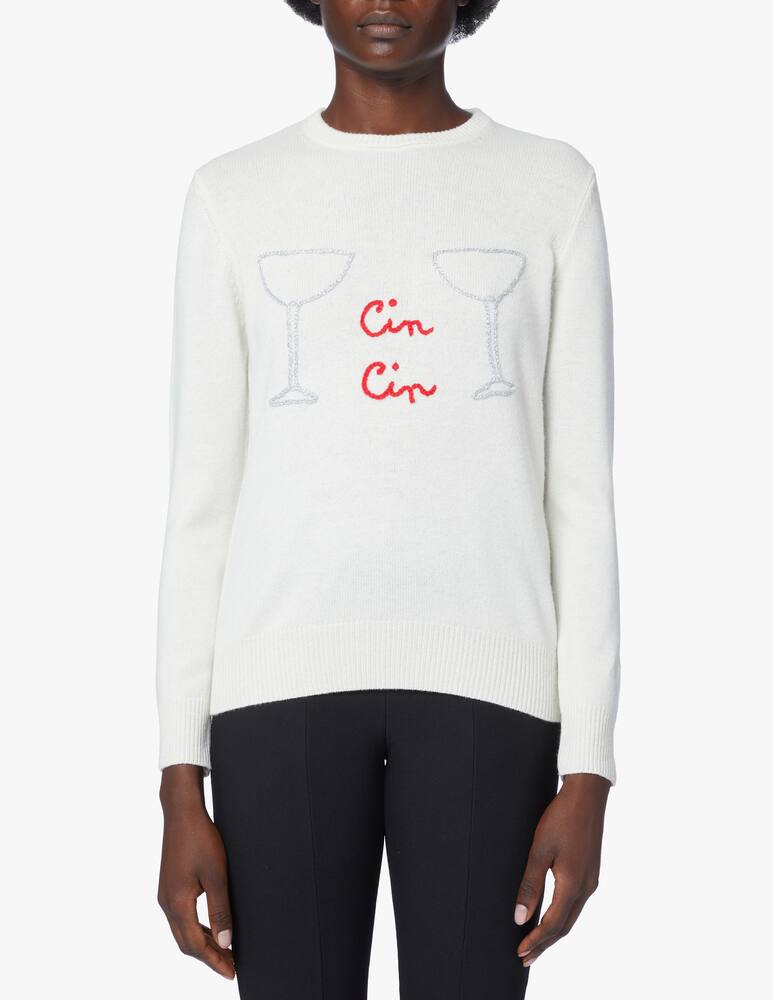 rinascente MC2 Saint Barth Maglione in misto lana Emb La Perfection