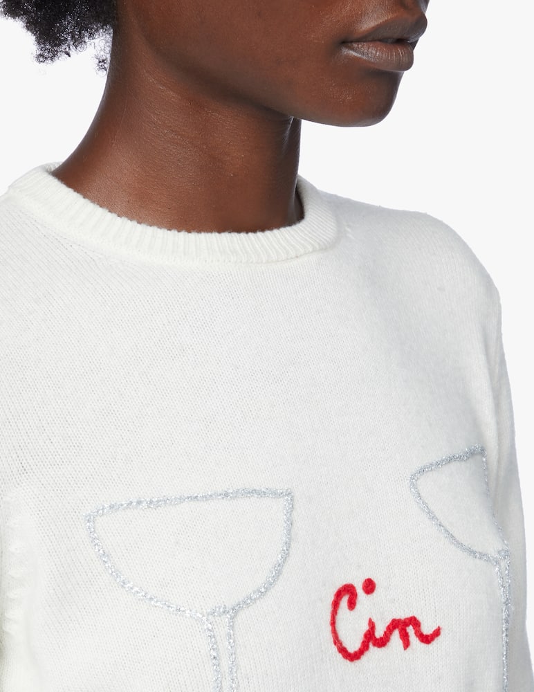 rinascente MC2 Saint Barth Maglione in misto lana Emb La Perfection