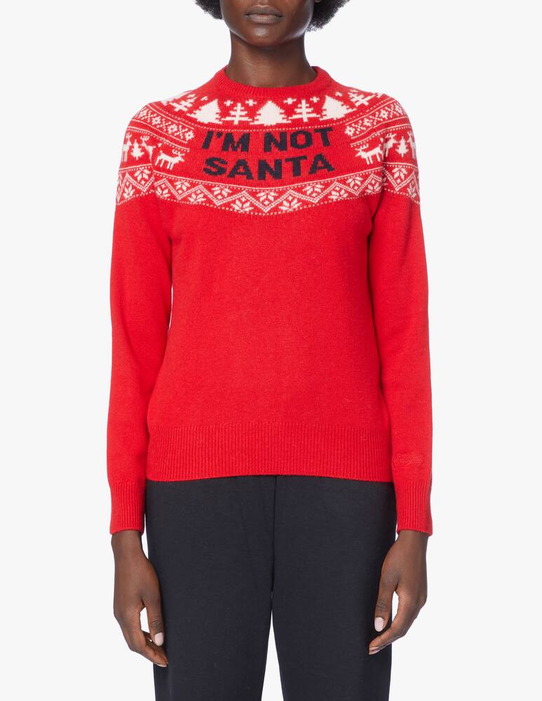 rinascente MC2 Saint Barth Maglione in misto lana Not Santa