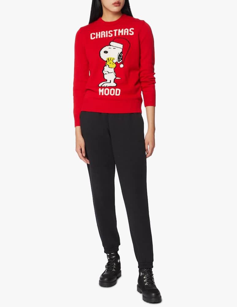 rinascente MC2 Saint Barth Wool blend sweater Xmas Snoopy