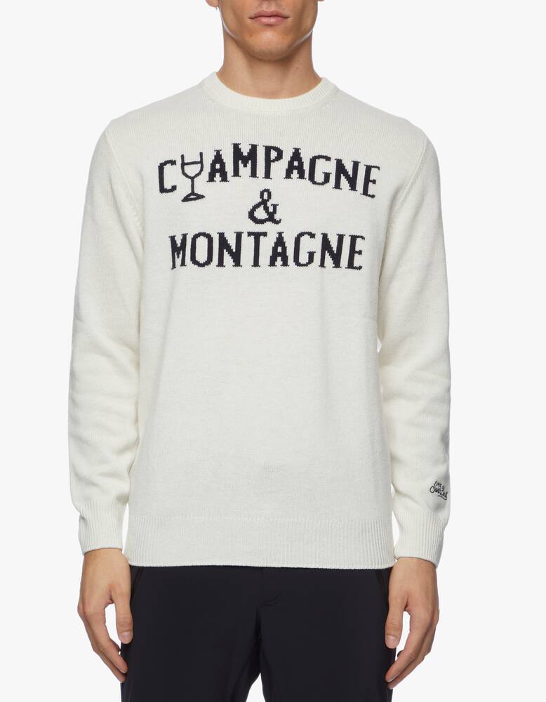 rinascente MC2 Saint Barth Maglione a girocollo champagne & montagna
