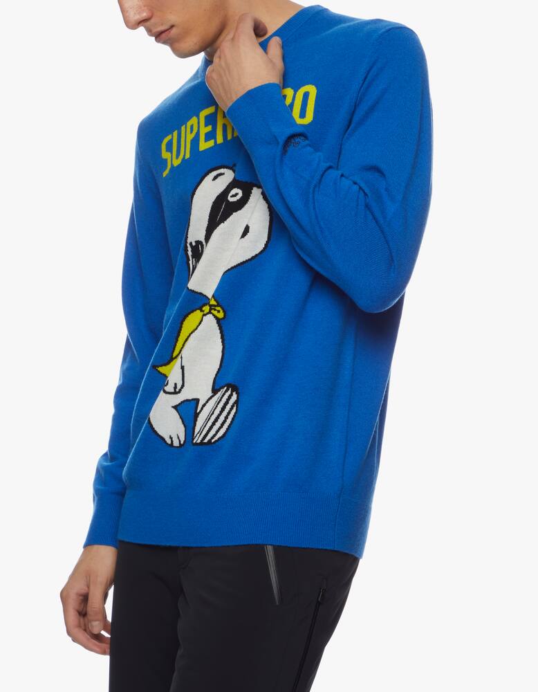 rinascente MC2 Saint Barth Roundneck snoopy hero sweater