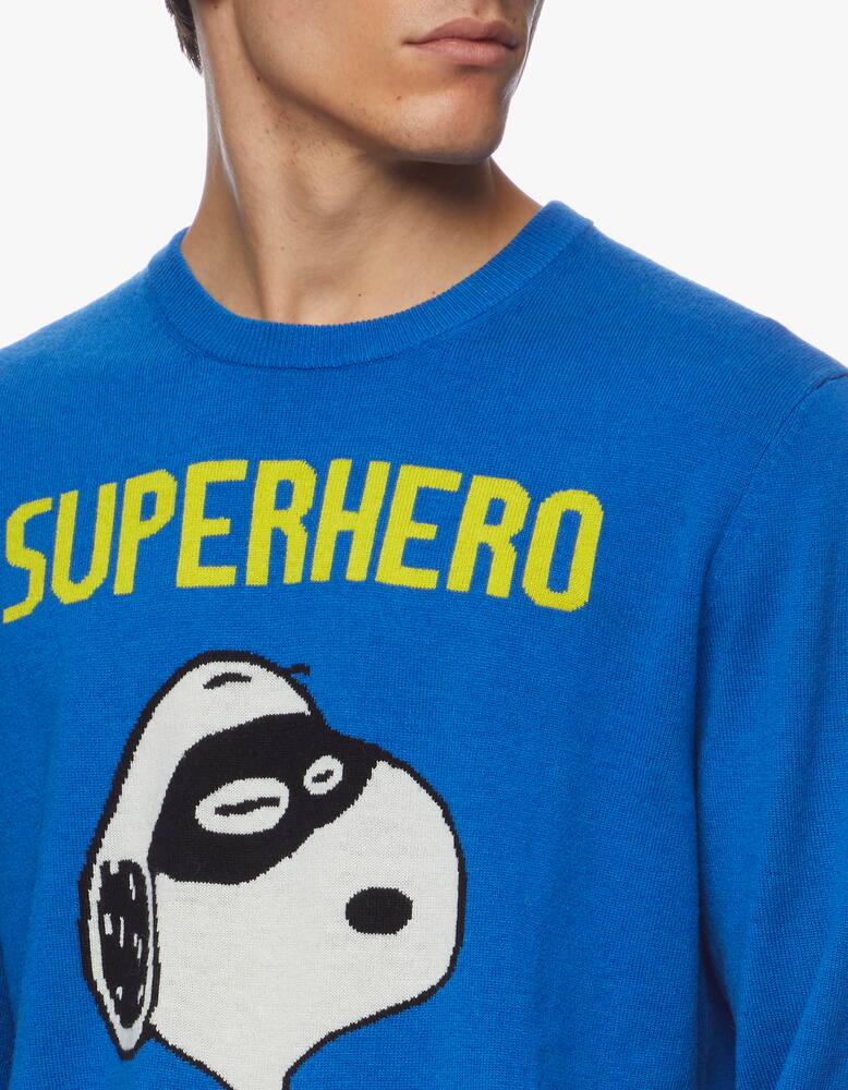 rinascente MC2 Saint Barth Roundneck snoopy hero sweater