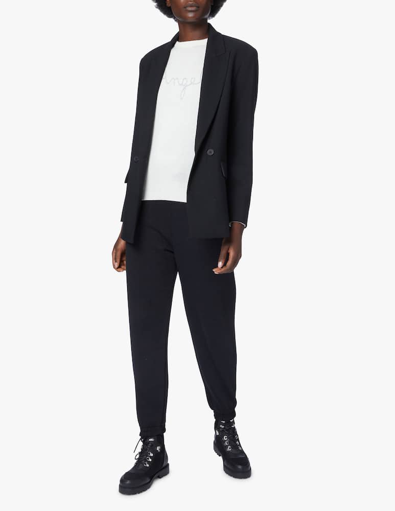 rinascente MC2 Saint Barth Wool blend sweater Emb Angel Wings