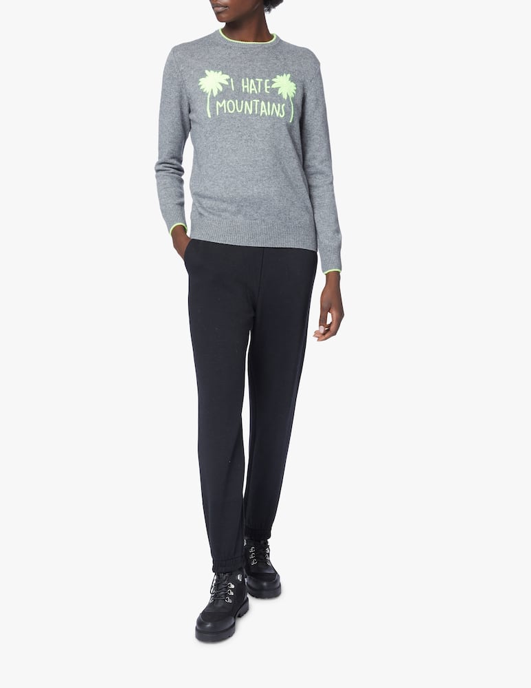 rinascente MC2 Saint Barth Maglione in misto lana Emb Hate Palms