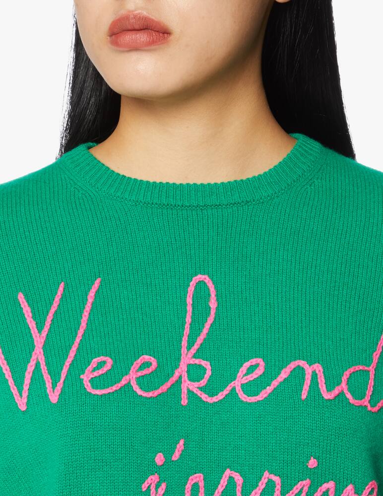 rinascente MC2 Saint Barth Maglione in misto lana Emb Weekend Jarrive