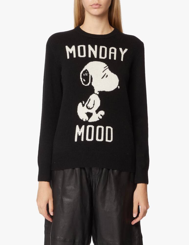 rinascente MC2 Saint Barth Maglione in misto lana Snoopy Monday
