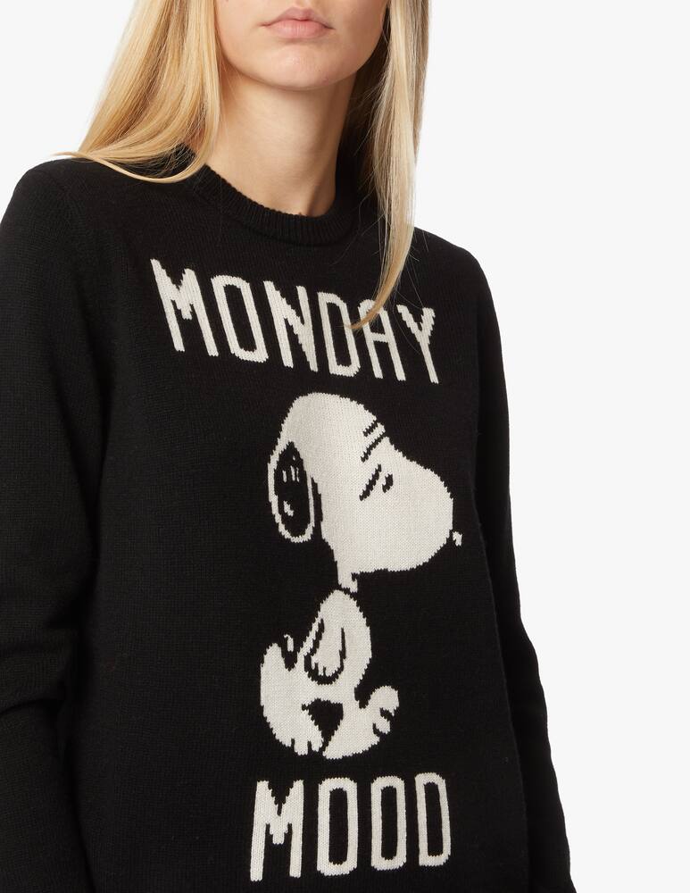 rinascente MC2 Saint Barth Maglione in misto lana Snoopy Monday
