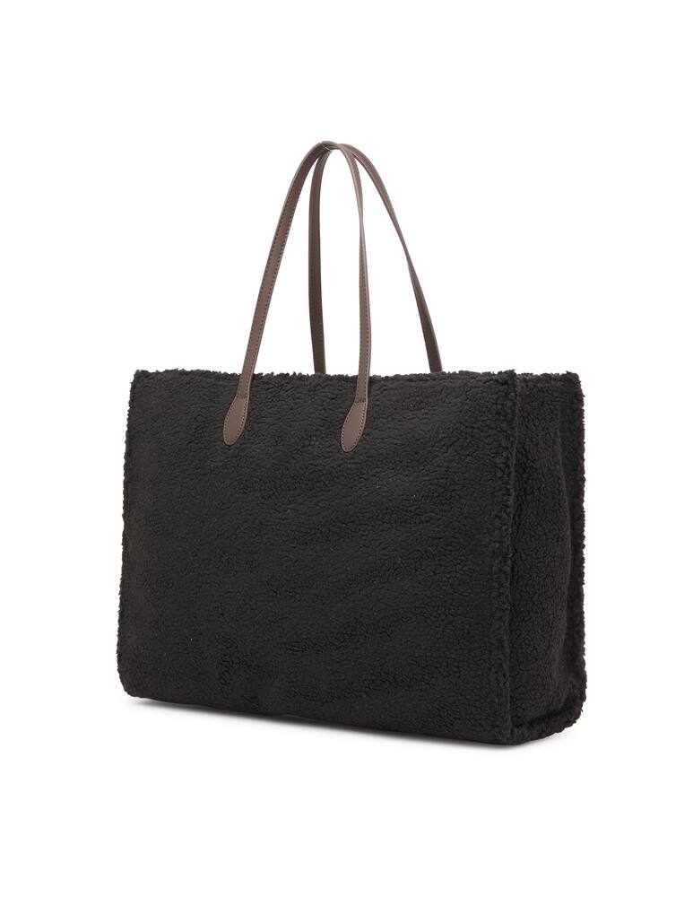 rinascente MC2 Saint Barth Borsa in tessuto sherpa con logo