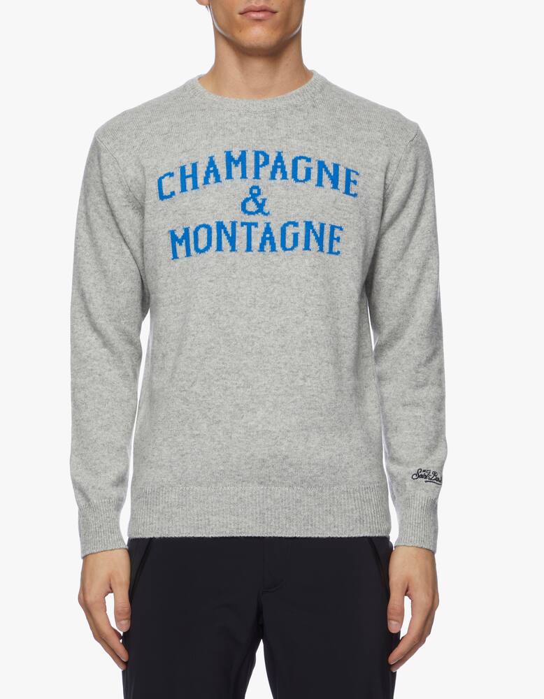 rinascente MC2 Saint Barth Maglione a girocollo champagne & montagna