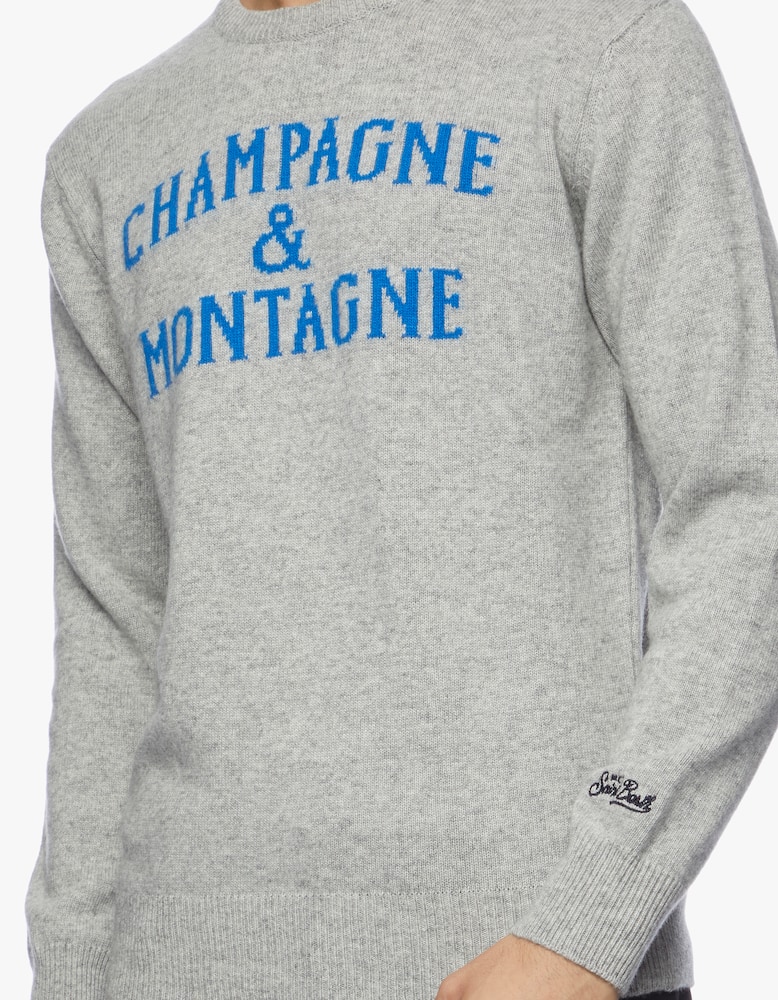 rinascente MC2 Saint Barth Maglione a girocollo champagne & montagna