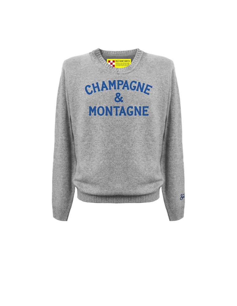 rinascente MC2 Saint Barth Maglione a girocollo champagne & montagna