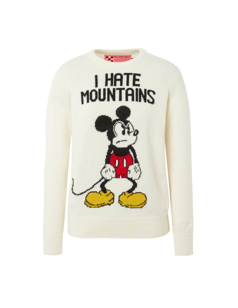 rinascente MC2 Saint Barth Maglione in misto lana Angry Mickey