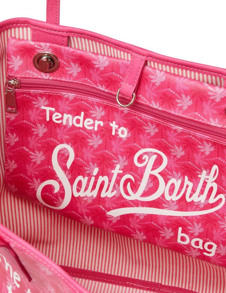 rinascente MC2 Saint Barth Print bag with shoulder strip