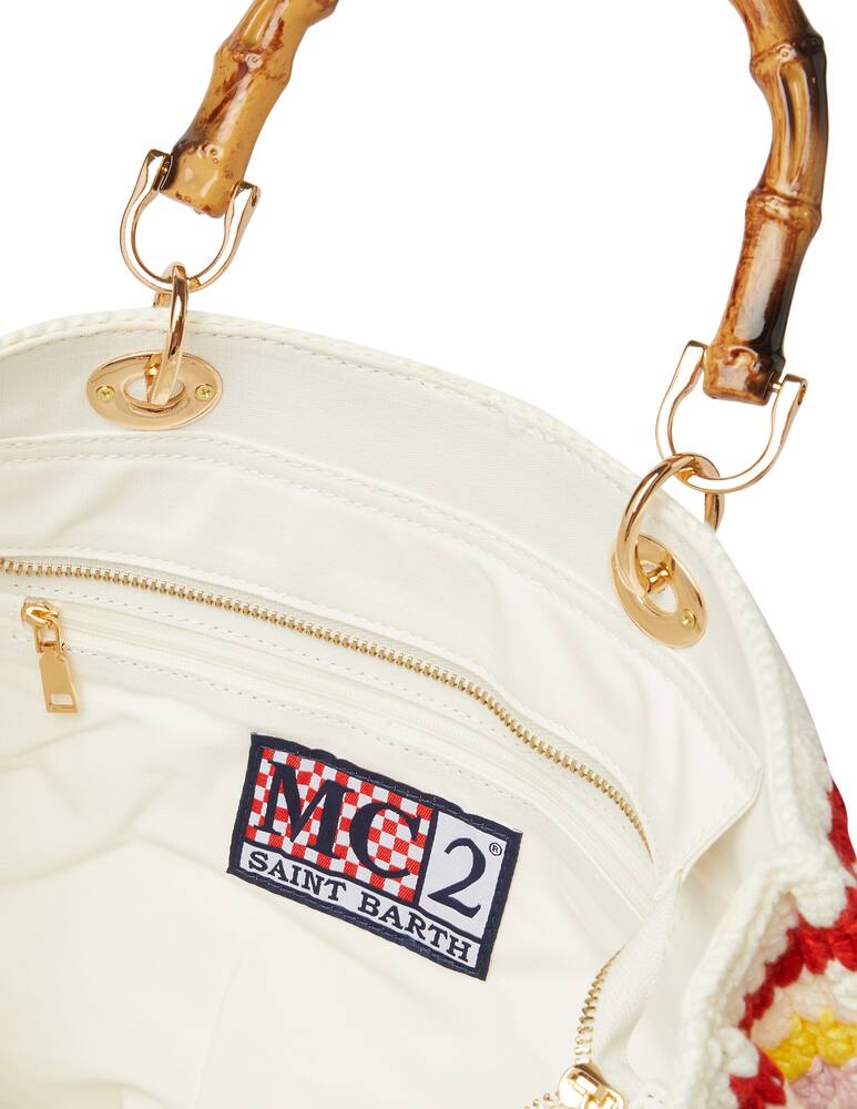 rinascente MC2 Saint Barth Borsa da spiaggia tote crochet