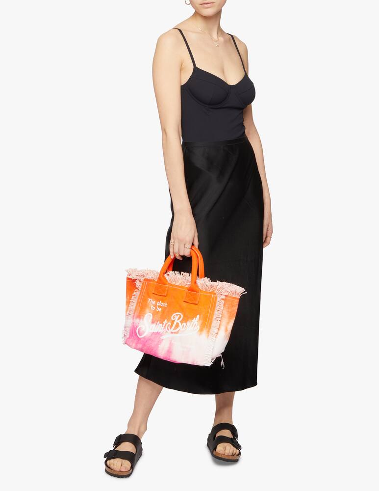 rinascente MC2 Saint Barth Borsa piccola da spiaggia in canvas