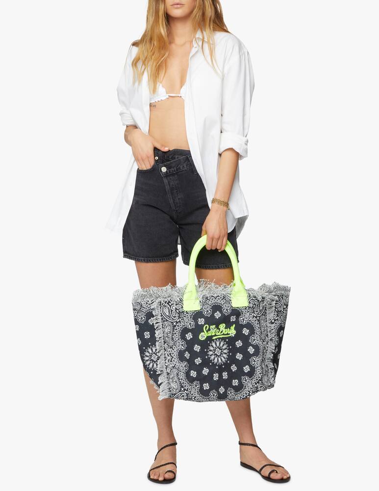 rinascente MC2 Saint Barth Canvas beach bag