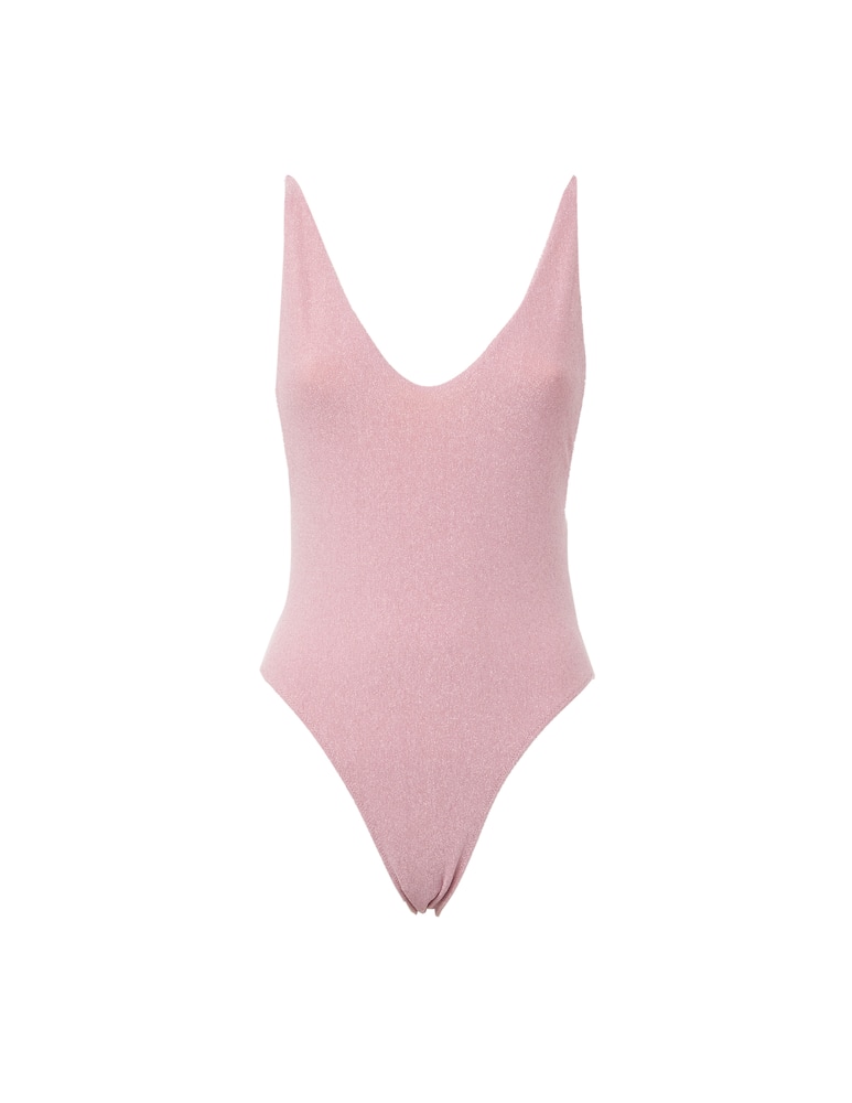 rinascente MC2 Saint Barth Deep neck one piece swimsuit