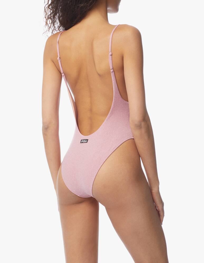 rinascente MC2 Saint Barth Deep neck one piece swimsuit