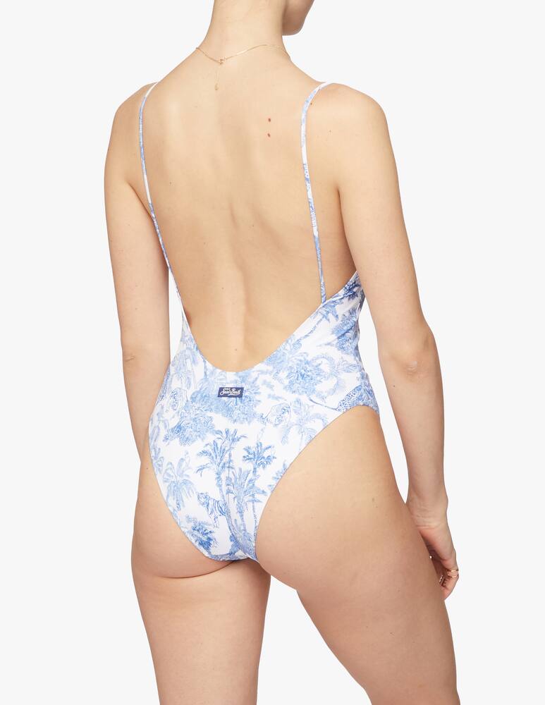 rinascente MC2 Saint Barth Low back thin strap one piece swimsuit