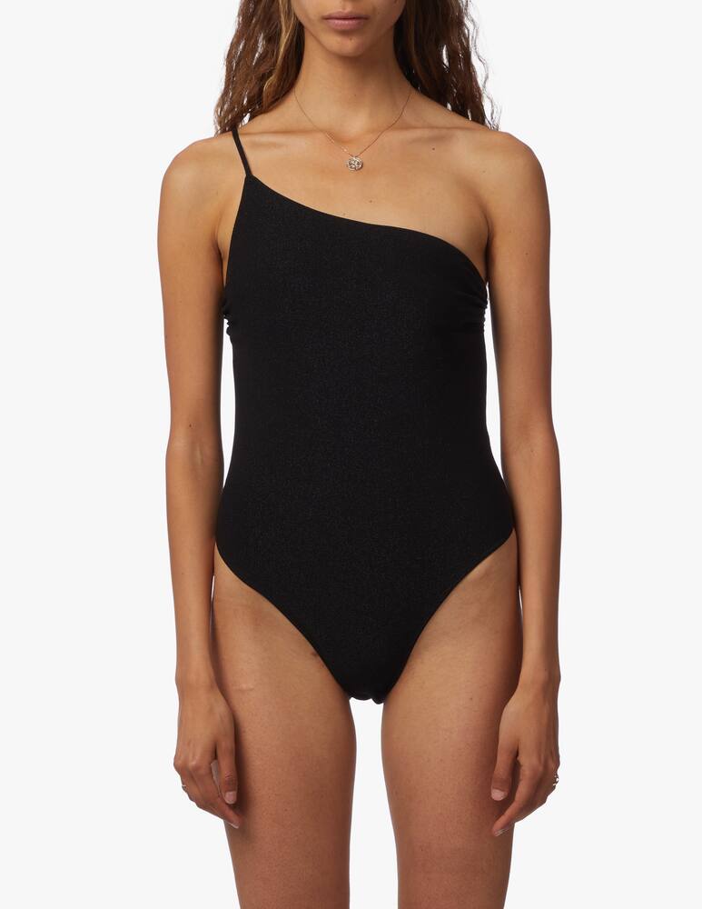 rinascente MC2 Saint Barth One shoulder one piece swimsuit