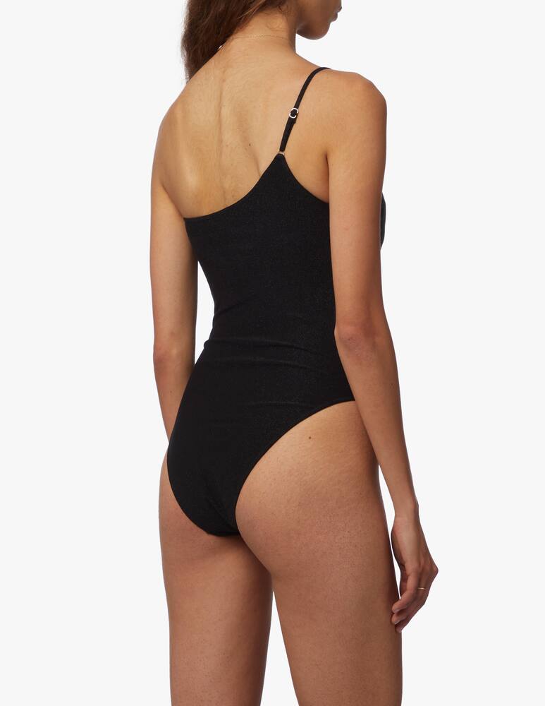 rinascente MC2 Saint Barth One shoulder one piece swimsuit